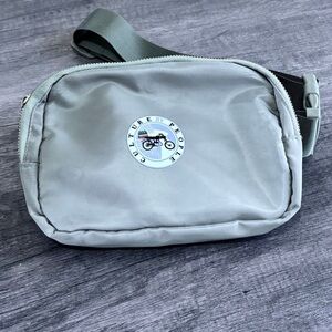 Gray Crossbody Bag